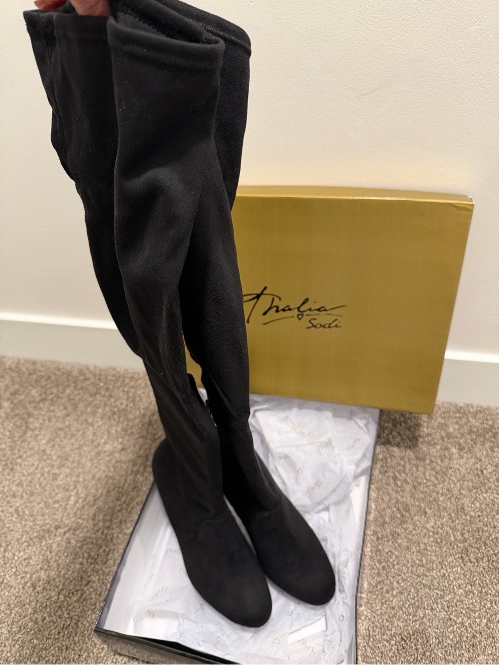 Men's Boots - Likely Tall/Over-the-Knee Boots